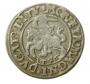 Sigismond II Auguste, demi-penny 1546, Vilnius (701)