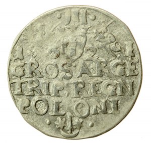 Sigismund III Vasa, Trojak 1621, Cracow. Rare (704)