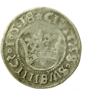 Silesia, Ludwig Jagiellonian, Half-penny 1518, Swidnica (710)