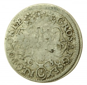 John III Sobieski, sixpence 1680 TLB, Bydgoszcz (718)