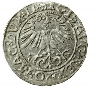Sigismond II Auguste, demi-penny 1561, Vilnius - LI/LITVA (721)