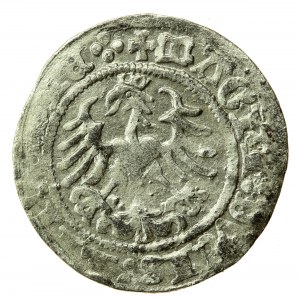 Sigismond Ier le Vieux, demi-penny 1516, Vilnius - date abrégée (731)