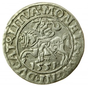 Zikmund II August, půlpenny 1551, Vilnius - LI/LITVA (750)