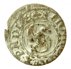 Zygmunt III Waza, Szeląg 1620, Ryga - Lis w prawo (765)