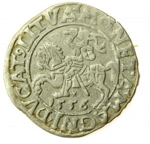 Zikmund II August, půlpenny 1556 Vilnius, LI/LITVA (766)