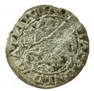 Sigismond II Auguste, demi-penny 1557, Vilnius. Rare (774)