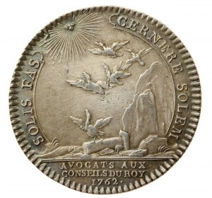 France, 1762 commemorative medal from the reign of Louis XVI (801)