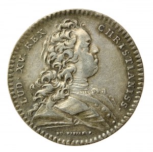 Francia, medaglia commemorativa del regno di Luigi XV (802)