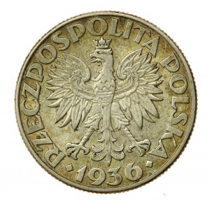 II RP, 2 złote 1936 Żaglowiec (804)