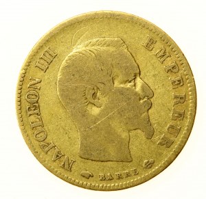 Francúzsko, Napoleon III, 10 frankov 1856 A, Paríž (812)