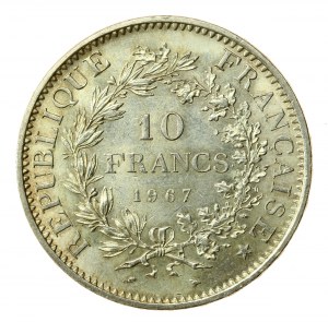 Francja, V Republika, 10 franków 1967 (851)