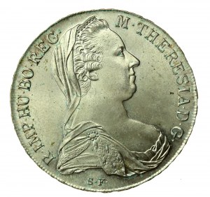 Austria, Maria Teresa, tallero 1780, nuovo conio (853)