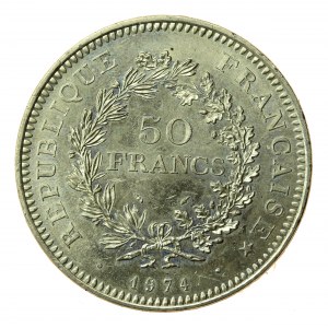 Francja, V Republika, 50 Franków 1974 (854)