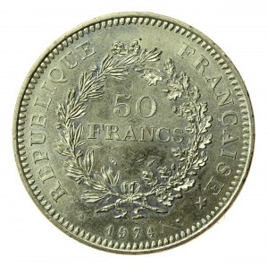 France, Fifth Republic, 50 Francs 1974 (854)