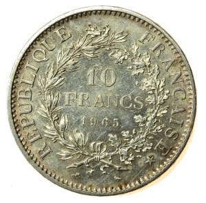 Francja, V Republika, 10 franków 1965 (857)