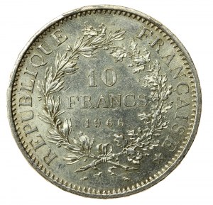 Francúzsko, Piata republika, 10 frankov 1966 (858)