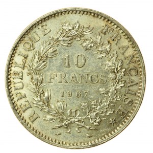 Francja, V Republika, 10 franków 1967 (889)