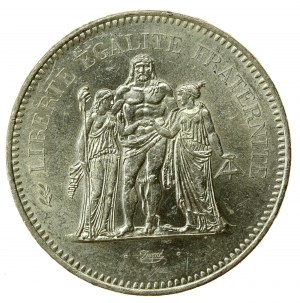 Frankreich, Fünfte Republik, 50 Francs 1976 (895)