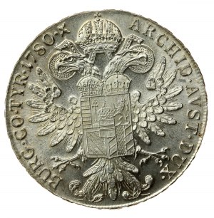 Autriche, Marie-Thérèse, 1780 thaler, nouvelle frappe (900)