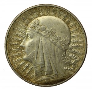 II RP, 10 Zloty 1932 ZZM, Kopf einer Frau (903)