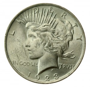 États-Unis, 1 dollar 1923, Philadelphie - Paix (906)