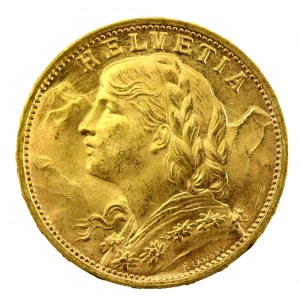Svizzera, 20 franchi 1935, Berna (914)