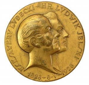 Second Republic, Centennial of the Bank of Poland medal 1828 - 1928, Warsaw (917)