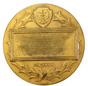 Second Republic, Centennial of the Bank of Poland medal 1828 - 1928, Warsaw (917)