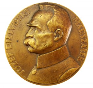 Second Republic, Jozef Pilsudski medal, 10th anniversary of the Polish-Bolshevik War 1930 (918)