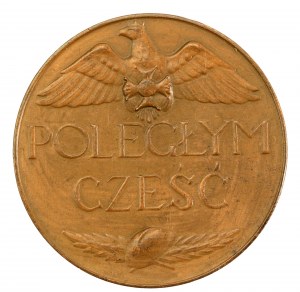 II RP, Médaille des morts en honneur 1918-1920 Varsovie (921)