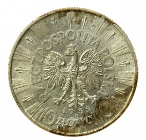 Second Republic, 10 gold 1935 Pilsudski (958)