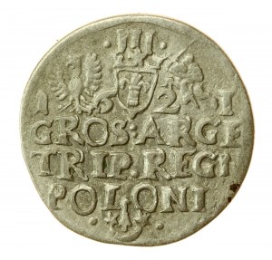 Zikmund III Vasa, Trojak 1621, Krakov (971)