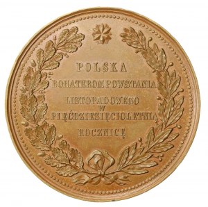 Medaile k 50. výročí listopadového povstání 1880 (1)