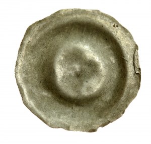 Polish Quarter / Silesia, brakteat 13th / 14th century, three-petal rosette (10)