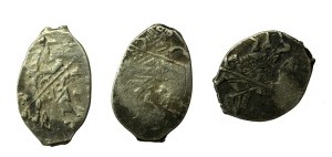 Russia, Boris Fyodorovich Godunov (1598-1605), set of kopecks, Moscow. Total of 3 pieces. (59)