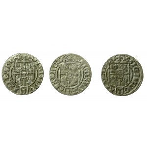 Sigismund III Vasa, a set of Bydgoszcz half-tracks. Total of 3 pieces. (70)