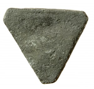 Gdansk, triangular one-sided token 1561 with the city coat of arms (77)