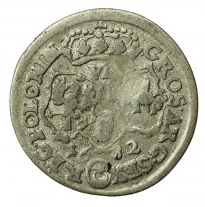Johannes III. Sobieski Sixpence 1682, Bromberg (82)