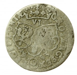 John III Sobieski sixpence 1683, Bydgoszcz (84)
