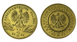 III RP, set of 2 gold 1997 Jelonek and Sand Rock. Total of 2 pcs. (202)