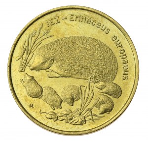 Third Republic, 2 gold 1996 Hedgehog (203)