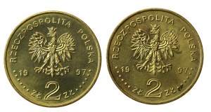 III RP, set of 2 gold 1997 Batory and Strzelecki. Total of 2 pcs. (205)