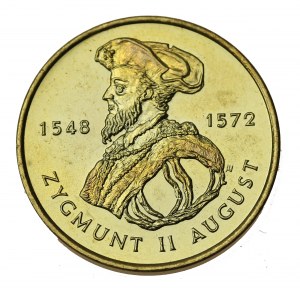 Third Republic, 2 gold 1996, Sigismund II Augustus (206)