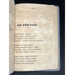 LIBERA Anna - POEZYE NARODOWE przez A. L. Cz 1. Paryż [1849]