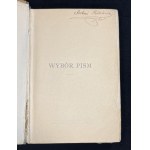 [Biblioteka Miniaturowa] SYROKOMLA Władysław [Ludwik Kondratowicz] - Wybór pism. Z portretem autora. Warszawa [1900]