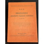 [P.K.P.] Nr. R. 28. PROVISIONS for the management of passenger wagons (G. W. O.). Warsaw [1932].