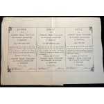 [1928] CHODORS. Azione per 100 zloty polacchi.
