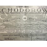 [1928] CHODORS. Azione per 100 zloty polacchi.
