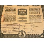 [1921] VARSAVIA. Stabilimento industriale KAROL MACHLEJD. 5 Azioni [5.000 marchi polacchi].