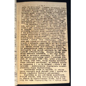 MYŚLI. Na prawach rękopis tom I. Nr 110. W lipcu 1942 [b.m.w.].